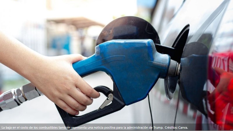 Gasolina baja de 4 dólares por galón en EU
