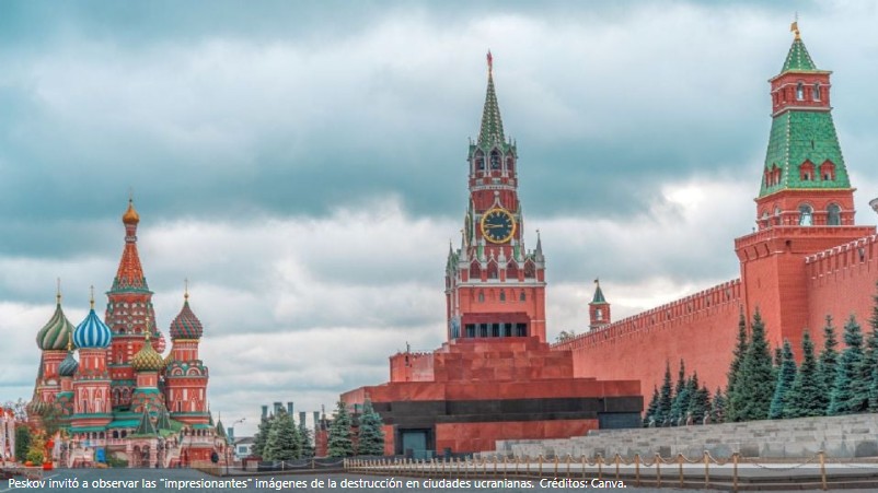 Kremlin advierte desastre para Ucrania
