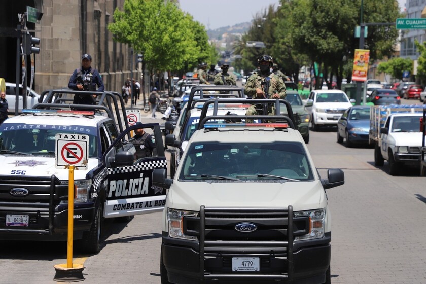 Despliegan autoridades de seguridad operativo “Cero Tolerancia” en Apizaco