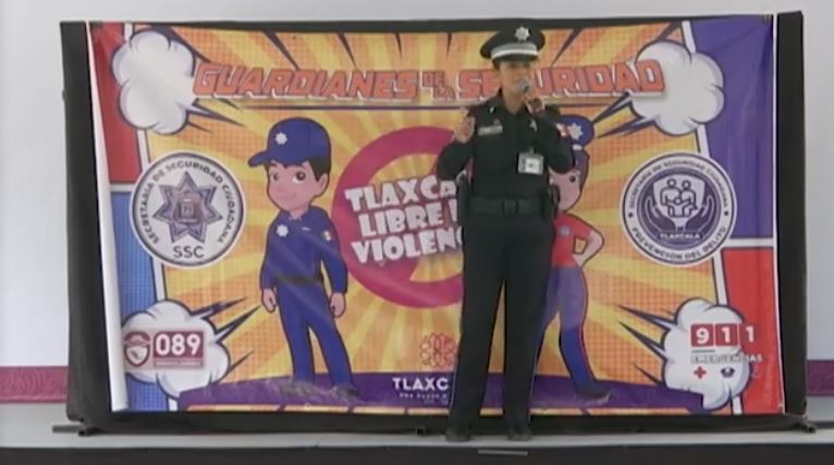 Previene SSC el delito en escuelas y municipios de Tlaxcala