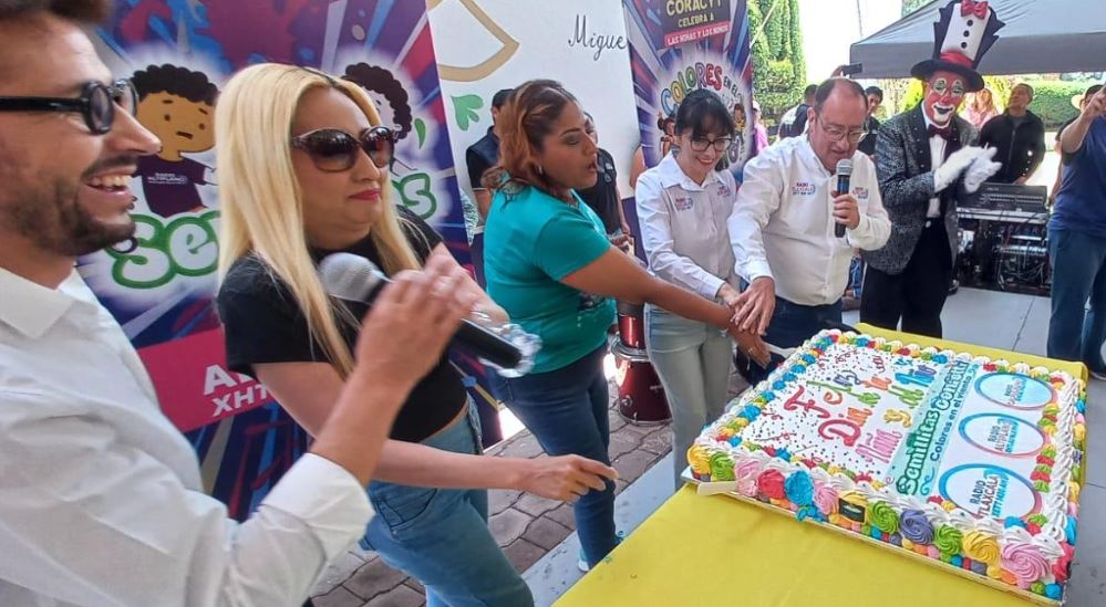 Con música, obsequios y diversión, la Coracyt  celebró a infantes tlaxcaltecas 