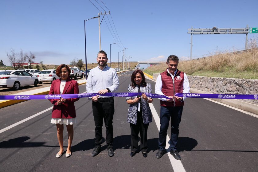 Destinó gobierno estatal 43 MDP en obras carreteras que benefician a Tlaxcala y Chiautempan