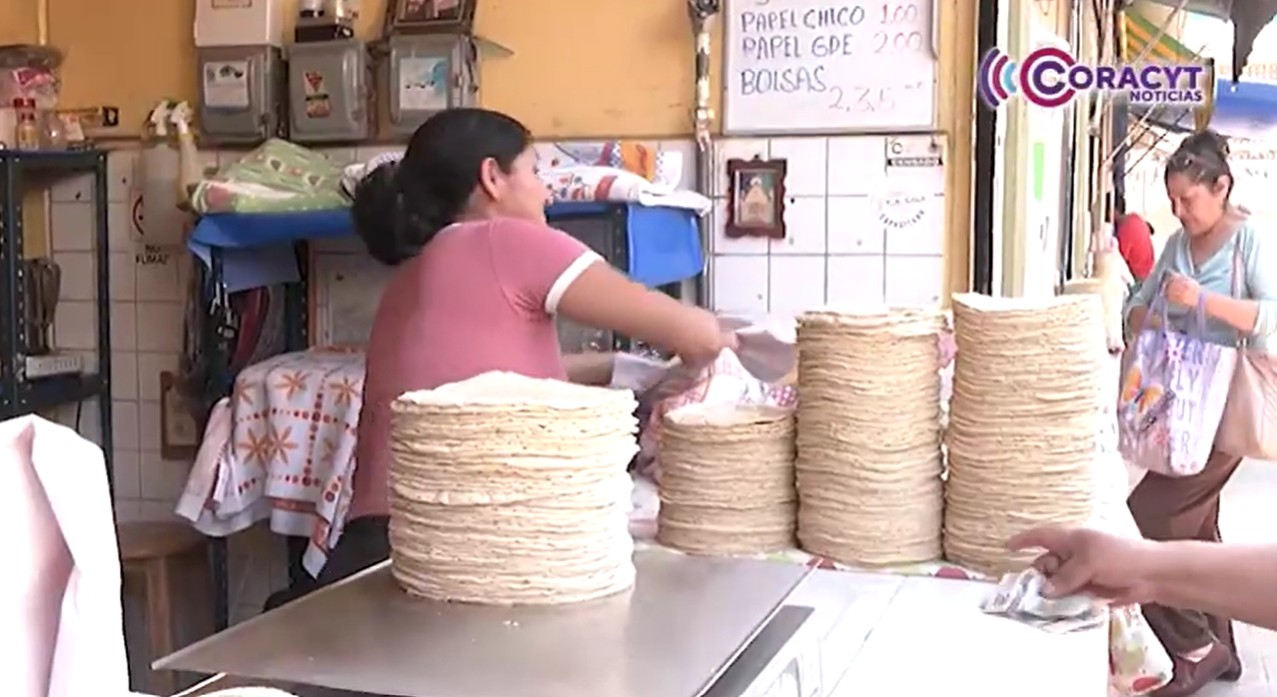 Se mantiene precio de la tortilla en la entidad