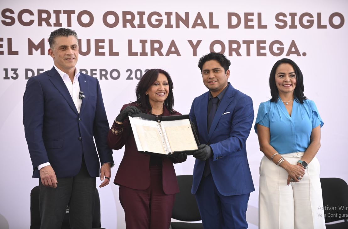 Regresa al patrimonio histórico de Tlaxcala el manuscrito original del coronel Miguel Lira y Ortega