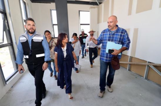 Constató gobernadora Lorena Cuéllar avance de la Ciudad Administrativa 